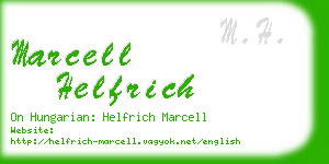 marcell helfrich business card
